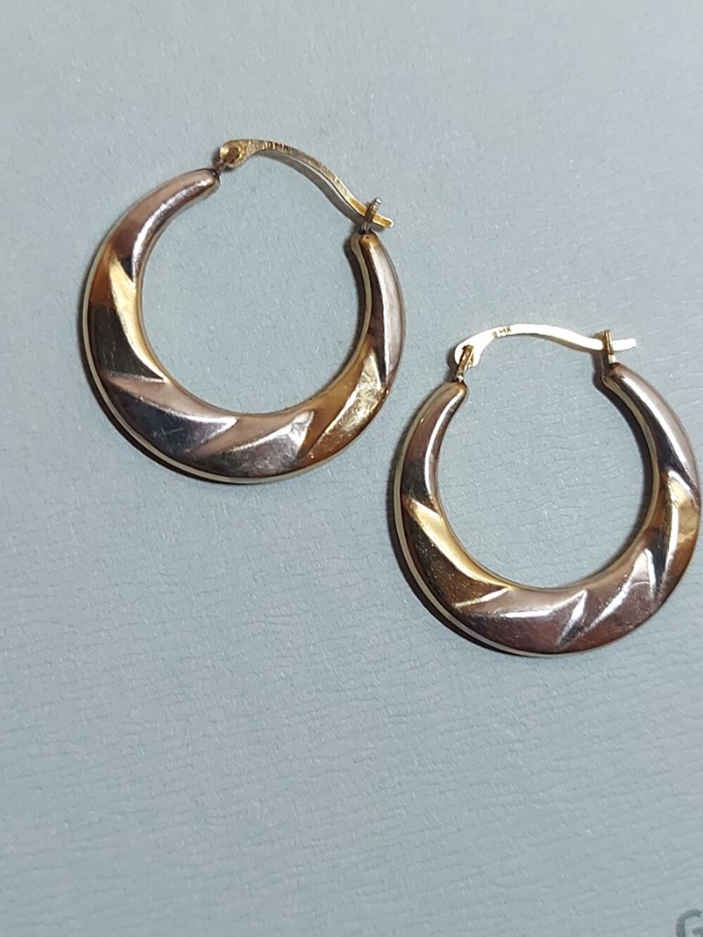 14K Gold Hoops